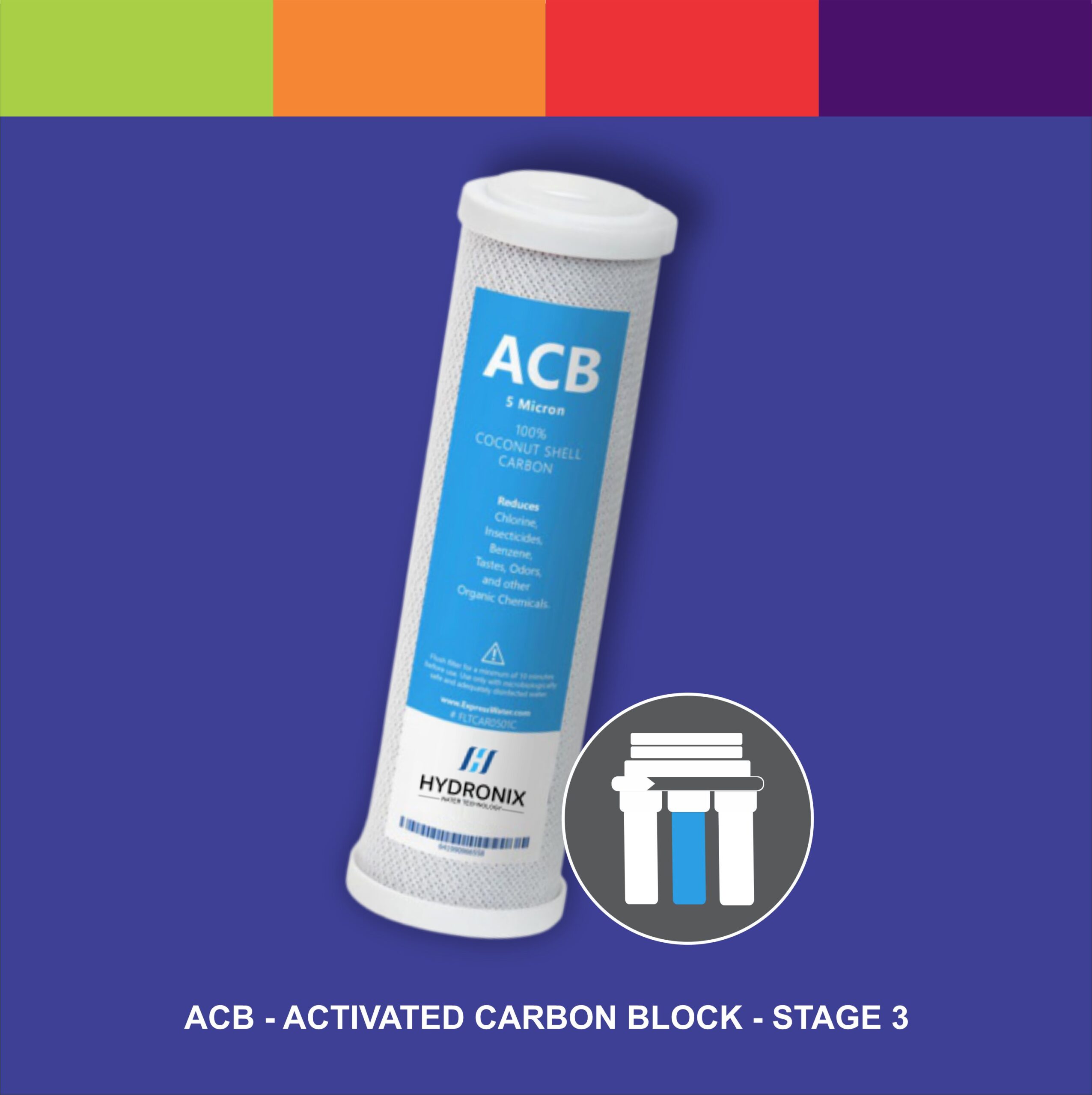 acb activated carbon block filter cto filter