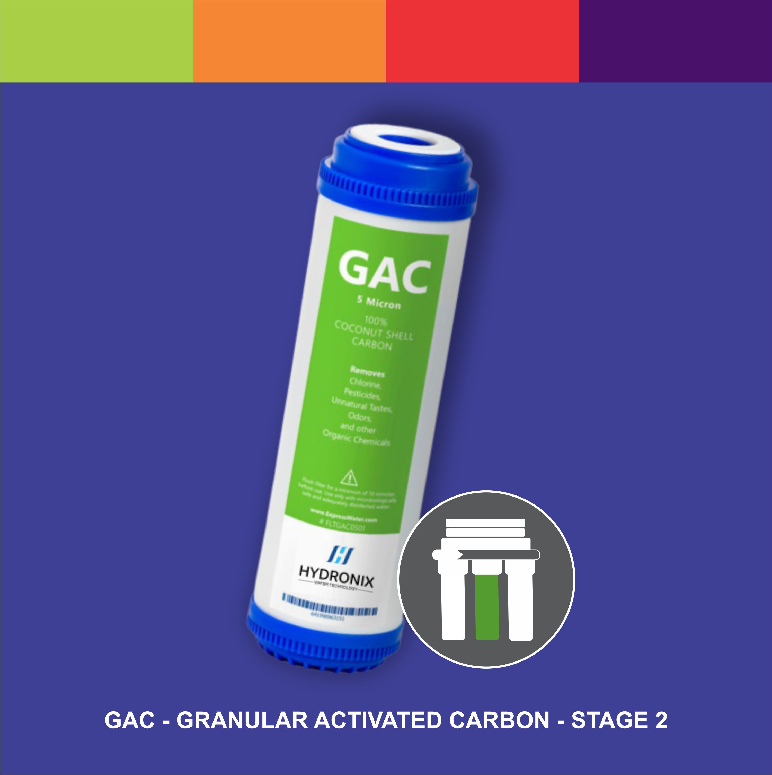 gac activated carbon filter for ro plant