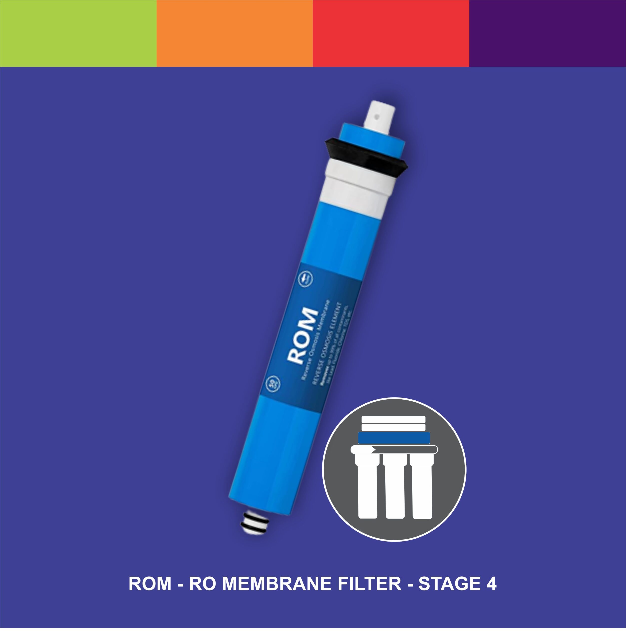 rom ro membrane 100 gpd
