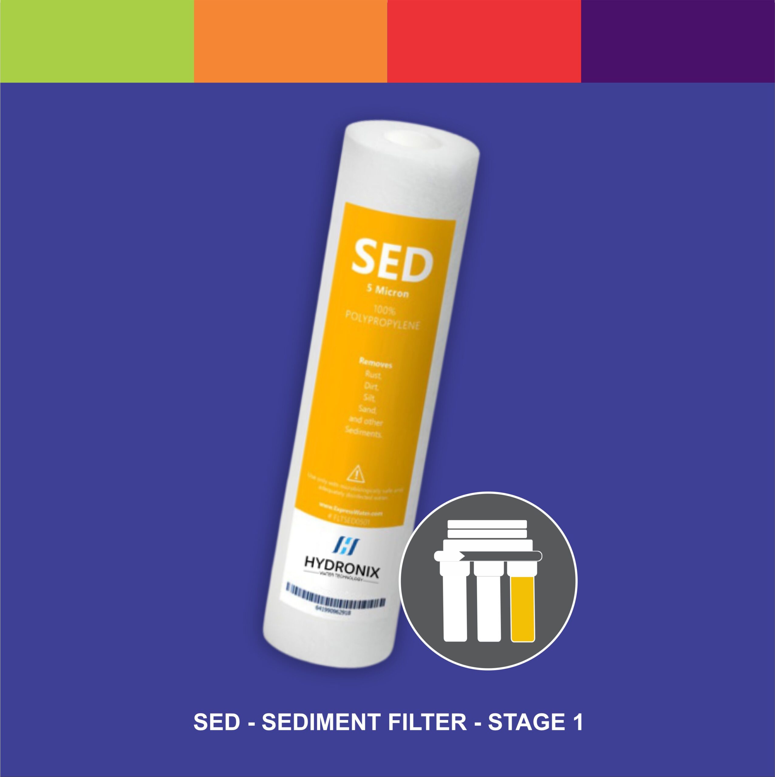 sed sediment filter ppf 5 micron