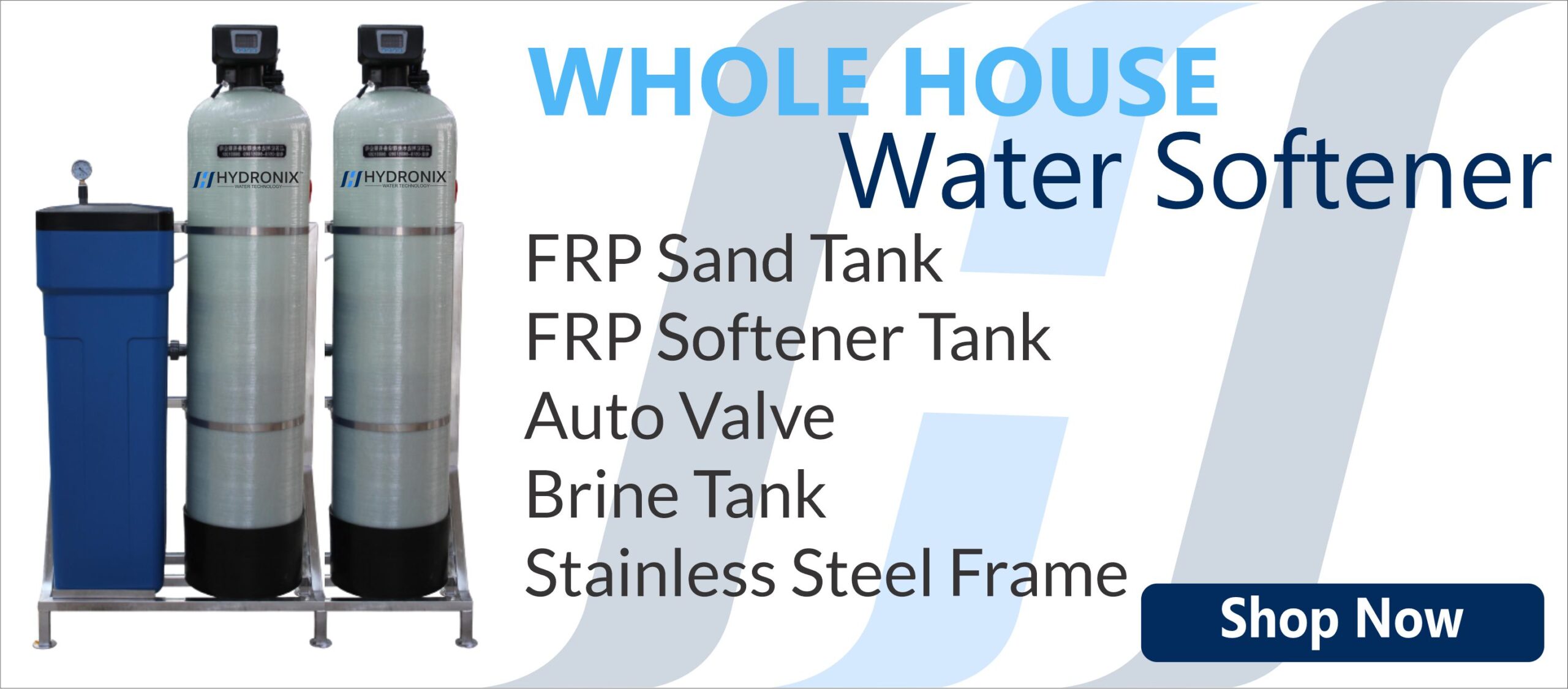 Whole House Water Softener with Sand Filter