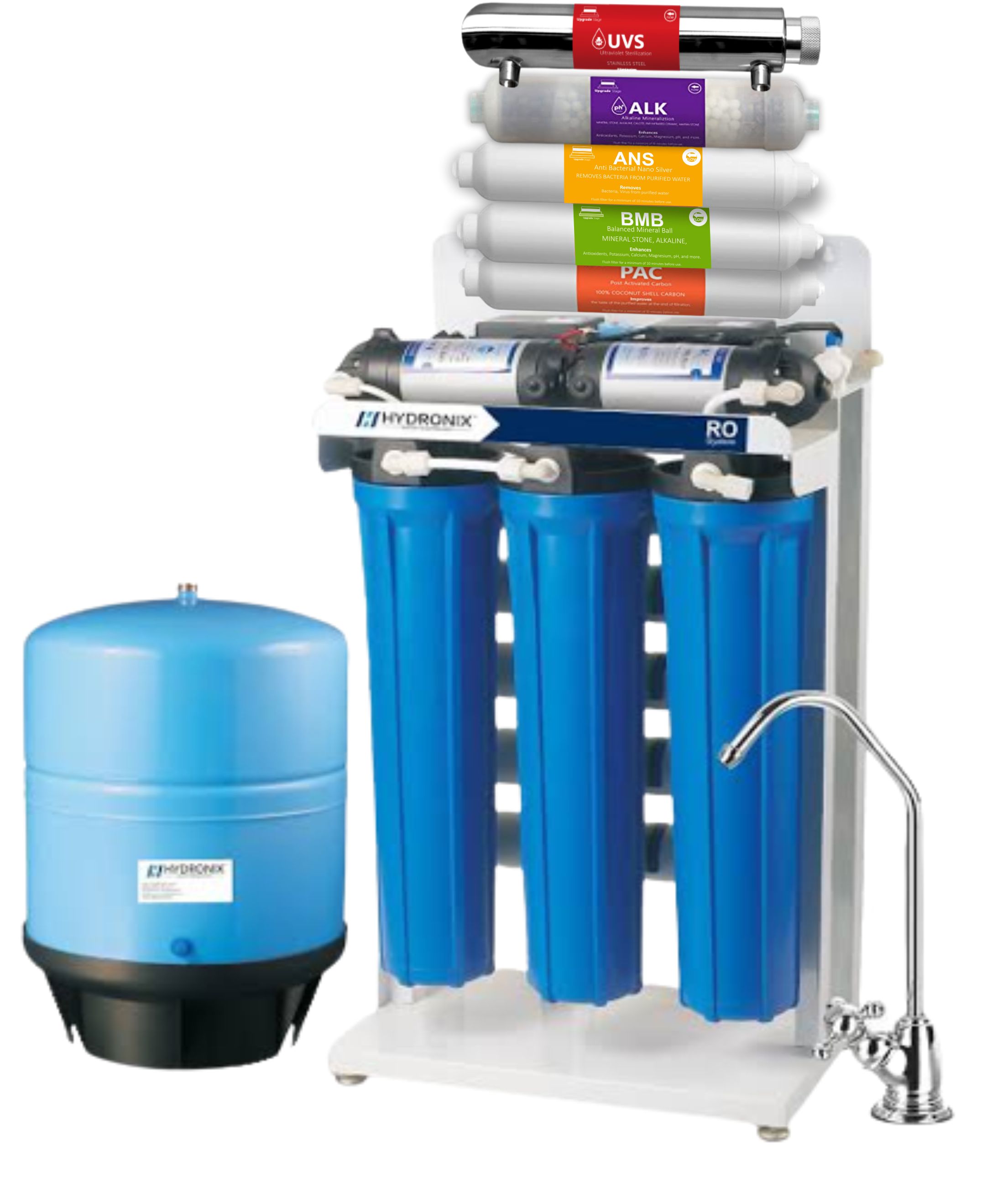 800 GPD 9 Stages RO System Semi Commercial